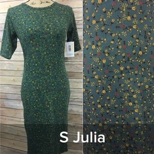 Floral Julia dress, LuLaRoe, S, NWT
